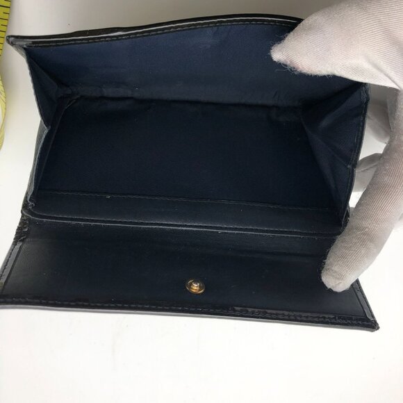 Christian Dior Monogram Wallet Blue Oblique Canvas Bifold Zip Rectangle - Picture 11 of 16